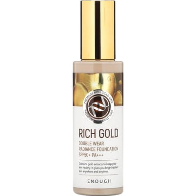 Enough, Rich Gold, Double Wear Radiance Foundation, SPF 50+ PA+++, #13, 100 g (3,53 oz) beige