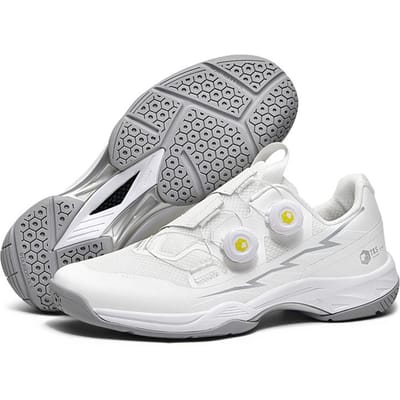 Antislip Badminton Schoenen Voor Mannen Vrouwen Professionele Sport Tennis Sneakers Buiten Sportschool Wedstrijden Met Goede Voetboogondersteuning 36 gray