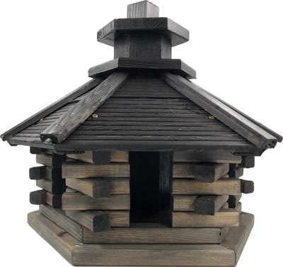 GARDEN SPIRIT Vogelvoederhuisje met Voedersilo - Vogelhuisje FSC Hout - 35x40x48 cm