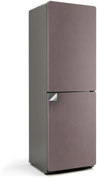 Wallfluent Koelkaststickers - Beige Koelkast Folie - 60 cm x 190 cm - Beige Koelkaststickers - Waterdichte Koelkast Sticker - Koelkast Makeover - Koelkast Decoratie Stickers - Koelkast Cover