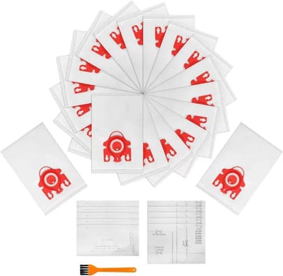 25 - stuks - Geschikt voor vervangende zakken voor Miele HyClean 3D Efficiency GN Classic C1 Complete C2 C3 Series S2000 S5000 S8000 stofzuigers-rood