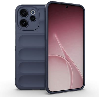 Coverup Hoesje - Geschikt voor OPPO Reno15 F Hoesje - Coverup Hands-On Rugged Back Cover - Blauw