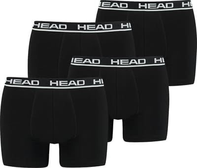 BOXERS Set van 4 hoofd-basisboxerbroeken voor heren, ondergoed, ondergoed