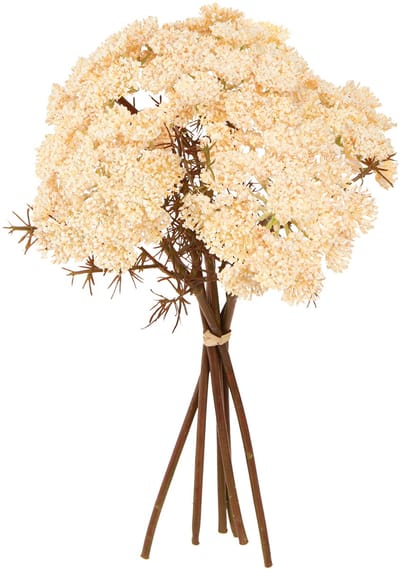 Duizendblad kunstcrème Achillea kunstbloemen 30cm 6 stuks