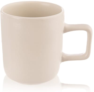 Mok Keramiek Crème 380 ml - Koffiemok - Theebeker - Koffie - Beker