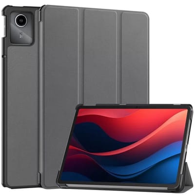 EtuiTab Lenovo TAB M11/K11 Serie - Tablethoes - 11 inch - Grijs - Displaystandaard