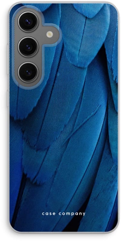 Case Company® - Hoesje geschikt voor Samsung Galaxy S24 hoesje - Pauw - Soft Cover Telefoonhoesje - Bescherming aan alle Kanten en Schermrand