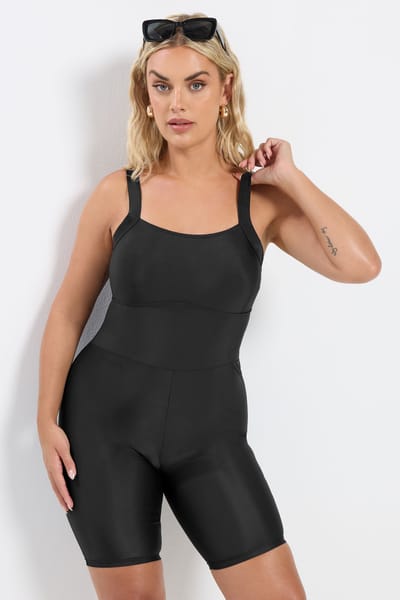 Yours Zwart Badpak Met Buikcorrectie Size 50