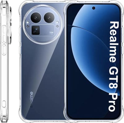 Transparant Hoesje Geschikt voor Realme GT 8 Pro | Schokbestendig TPU | Back Cover | Dun | Flexibel | Shockproof | Doorzichtig