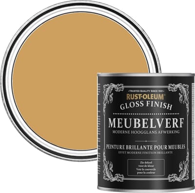 Rust-Oleum Geel Meubelverf Hoogglans - Dijon 750ml