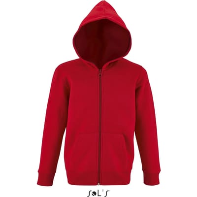 SOL'S Kids´ Zip Hoodie Stone L02092 - Red - 6 years (106/116)