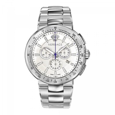Versace VFG090013 horloge mannen - Roestvrij Staal - zilver