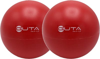 Guta Softy Fanty Handbal 15 cm - Rood - 2 stuks