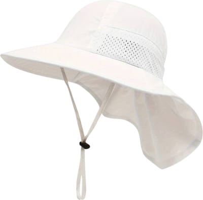 Nivard Zonnehoed - Reishoed - UV Beschermende Hoed - Bucket Hat - Festival - Pet - Hoedje Voor Kinderen - Hoofdbescherming - Wit