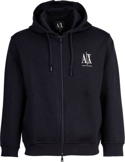 Armani Exchange Xm000371_af10818 Sweatshirt Met Rits Zwart M Man