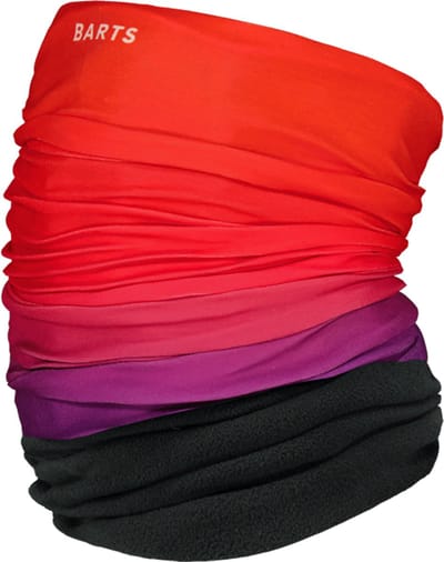 Multicol Polar Dip Dye Nekwarmer Unisex - One size - Rood