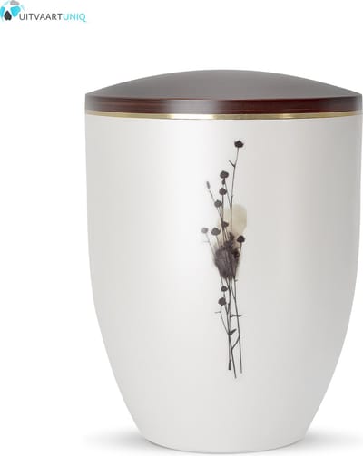 Urn Parlemoer droogbloemen - bio