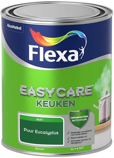 Flexa - Easycare Keuken - Puur Eucalyptus - Mengverf - 1 L