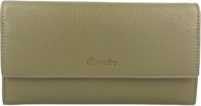 Esquire Peru Portemonnee RFID Leer 18,5 cm - Dames - Horizontaal - olive