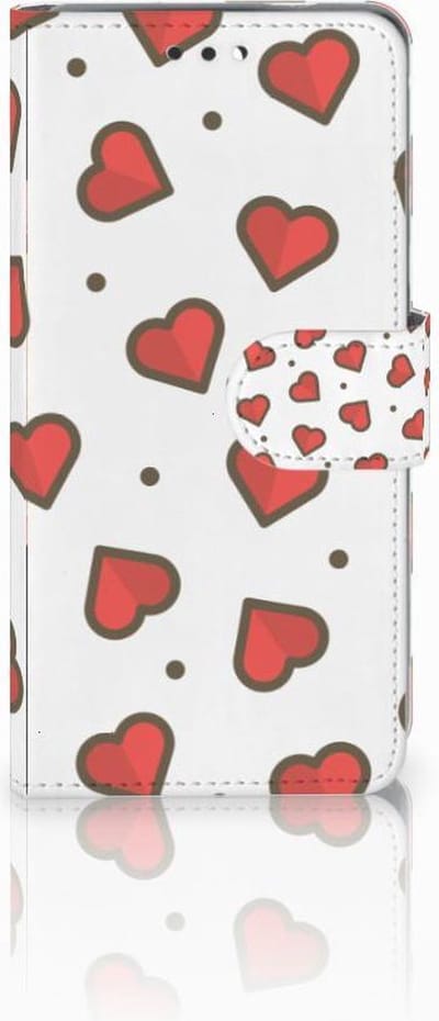 Nokia 3.1 (2018) Telefoon Hoesje Hearts