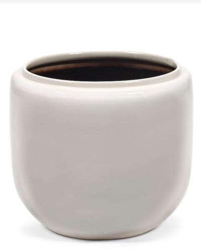 Serax - Glazed shades - Bloempot XL - Wit - 37 Ø