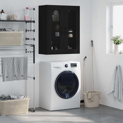 vidaXL - Bovenkast - 69,5x34x90 - cm - zwart