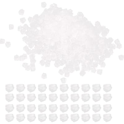 500pcs Embouts d'oreille pour boucles d'oreilles Silicone souple transparent Boucles d'oreilles de rechange Accessoire white