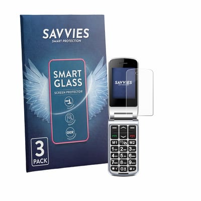 3 Stuks Savvies Screenprotector - geschikt voor Sweetlink F1PLUS - beschermfolie glas transparant