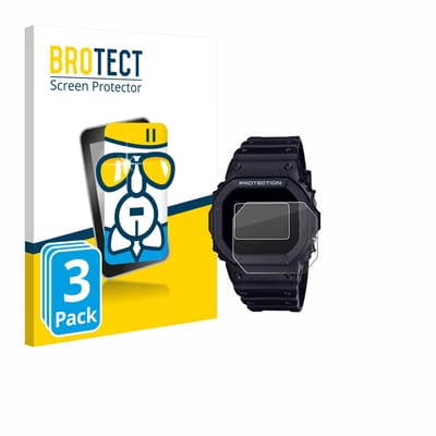 Screenprotector 3 Stuks voor Casio G-Shock DW-5600RL-1 Beschermglas transparant