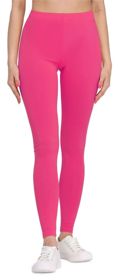 Bellivalini BLV-BLV50-147-LE Dames Leggings - Sport - Vrijetijdsbroek - Lang - Viscose - Sporbroek - Yogabroek - Roze - XL