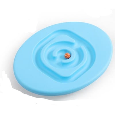 Planche d'équilibre pour entraînement sensoriel Jouets pour enfants Garçon Fille Jeu sensoriel Sports Divertissement Planche à bascule Jouet d'activité d'entraînement à l'équilibre bleu clair