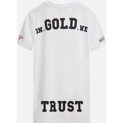 In Gold We Trust The Pusha White Maat: XS | Tops Outlet | Unisex | Wit