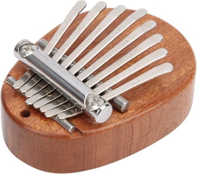 Mini Kalimba Duimpiano - Zakformaat Muziekinstrument - Muziek Maken - 8 Toetsen Massief Hout