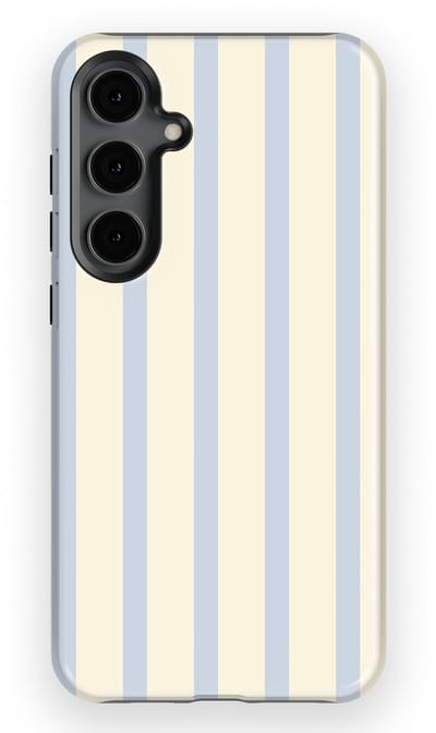 DripCase Gestreept Hoesje Samsung Galaxy S24 Plus | Backcover met Mag | Stripes Motief | Trendy Case Samsung Galaxy S24 Plus met Strepen Sunday Shore