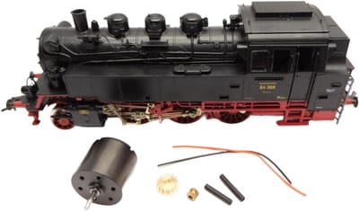 micromotor HF005G motor ombouwset voor Fleischmann BR 01 DB, BR 03 DRG, BR 64
