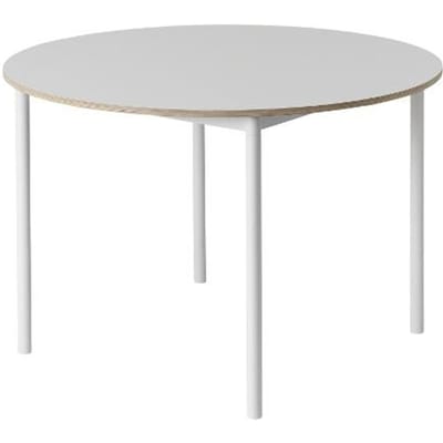 Muuto - Base tafel rond - wit laminaat