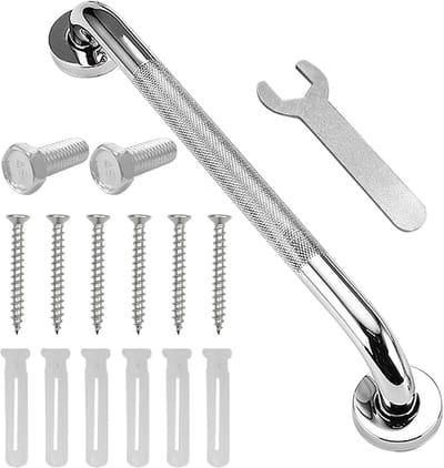 Veiligheidsbeugel voor Badkamer en Douche - Antislip Wandbevestiging - 30 cm RVS Steungreep