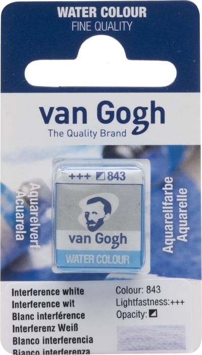 Aquarelverf - 843 Interference Wit - van Gogh - Napje