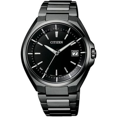 CITIZEN Eco-Drive Serie Radiografisch Bestuurde Horloge Titaniumlegering Eco-Drive Zonne-aandrijving Super Titanium Band Herenhorloge Zwarte Wijzerplaat CB3015-53E zwart