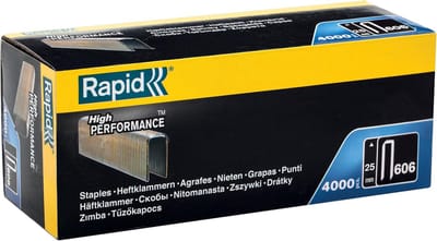 Nietjes voor Tackers - Tacker nietjes - Houtbevestiging - Harscoating - 25 mm - Metaal