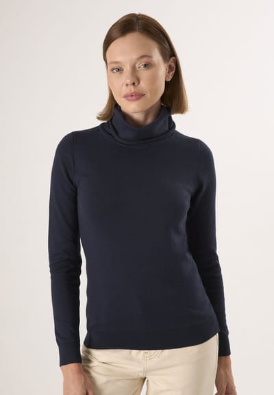 Felix Hardy Coltrui - Trui - 100% Katoen Dames Navy - M