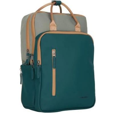 Ferron Milwaukee Milwaukee 18L Rugzak Waterafstotend Laptop 15.6 Schooltas - Petrol