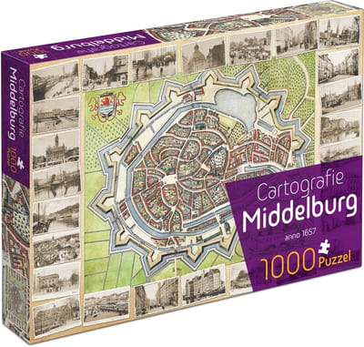 Cartografie Middelburg (1000) - Tucker's Fun Factory Legpuzzel