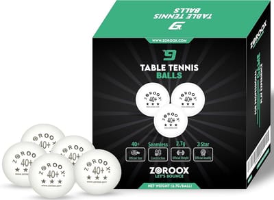 Hoogwaardige 3-sterren tafeltennisballen 40+ ABS - wit of oranje, 9 of 18 stuks
