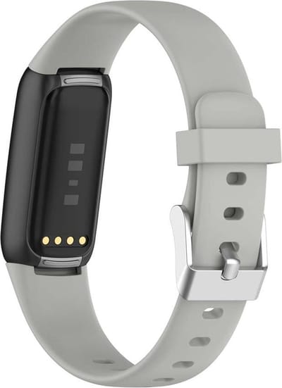 Siliconen bandje - Fitbit Luxe - stone grey - verstelbare gespsluiting