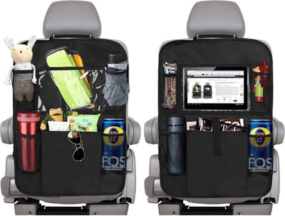 Luxe Autostoel Organizer - Auto Organizer met Tablethouder-Extra veel Opbergruimte - Geschikt voor baby en kinderen. Top Kwaliteit - 2 jaar garantie