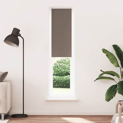 vidaXL - Rolgordijn - verduisterend - koffie - 45x210 - cm - stofbreedte - 40,7 - cm