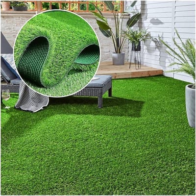 Kunstgras Mat - Gazon Tapijt - Tuin Decoratie - Onderhoudsvrij Design - 120 x 500 cm - Groen