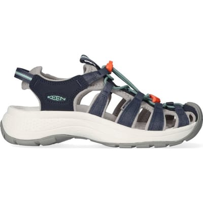 Keen Astoria West Dames Wandelsandalen Navy/Beveled Glass | Blauw | Gerecyclede PET flessen | Maat 37 | K1023587