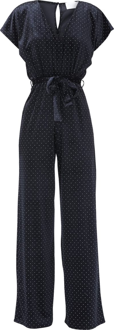 SISTERS POINT Girl-ju.v12 - Dames Jumpsuit - Black/Silver - Maat S